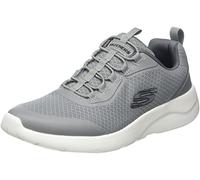 Skechers Men's Dynamight 2.0 Setner Sneaker, Gray Mesh/Synthetic/Trim, 7.5 UK