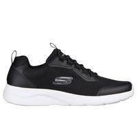 Skechers Men's Dynamight 2.0 - Setner Sneaker in Black/White, Size 7 | Textile/Synthetic, Vegan, Machine Washable