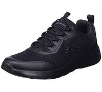 Skechers Men's Dynamight 2.0 Setner Sneaker, Black Mesh/Synthetic/Black Trim, 7 UK