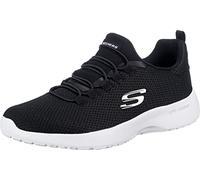 Skechers Men's Dynamight Sneaker, Black Mesh/White Trim, 9.5 UK