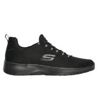 Skechers Men's Dynamight Sneaker in Black, Size 7.5 | Textile/Synthetic, Vegan