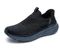 Skechers Slip-ins Edgeride Mens Slip On Trainers in Black Charcoal - 10 UK