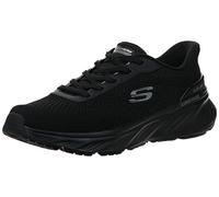 Skechers Men's Edgeride Erlson Sneaker, Black Knit/Pu, 7 UK