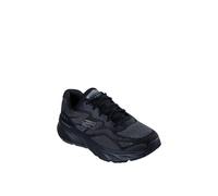 (Black, 8 (Adults')) Skechers Edgeride Konzo Textile Men's Black Trainers