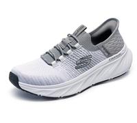 Skechers Men's EDGERIDE RAYGO Trainers, White Knit/Grey Trim, 8.5 UK