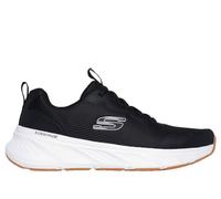 Skechers Men's Edgeride Sneaker in Black/White, Size 8 | Textile/Synthetic, Vegan, Machine Washable