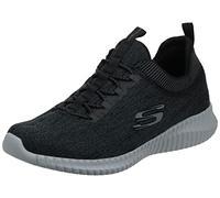 Skechers Men's Trainers Elite Flex Hartnell, Black/Gray Mesh Trim, UK 7.5