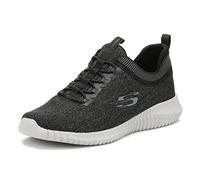 Skechers Men's Elite Flex Hartnell Trainers, Black/Grey Mesh Trim, UK 7