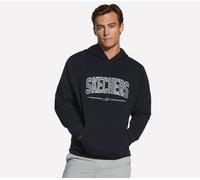 Skechers Men's Endurance Hoodie in Black, Size 2XL | Cotton/Spandex