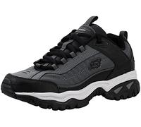 Skechers Men's Energy Afterburn Lace-Up Sneaker, Black Grey 01 Grau, 8 UK