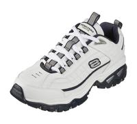 Skechers Men's Energy Afterburn Lace-Up Sneaker White/Navy 10