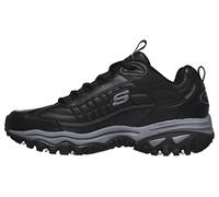 Skechers Men's Energy Afterburn Lace-Up Sneaker, Black Grey, 13 UK