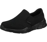 Skechers Men's Equalizer 4.0 Trainers, Black Mesh Pu Black Trim Bbk, 7 UK