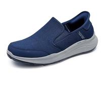 Skechers Slip-On Sneakers Equalizer 5.0 Drayze Relaxed Fit - Navy Mesh/Duraleather UK 8