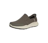 (Brown, 8 (Adults')) Skechers Equalizer 5.0 Drayze Polyester Men's Taupe Trainers