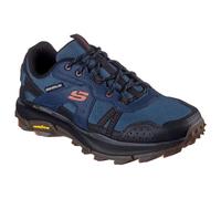 Skechers Men's Equalizer 5.0 Trail Solix Creek Trekking Low Cut Shoes, Navy Leather/Textile/Black Trim, 10 UK