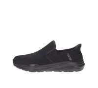 Skechers Men's Slip-ins Relaxed Fit: Equalizer 6.0 - Stoaver Sneaker in Black, Size 10.5 | Textile/Synthetic, Vegan