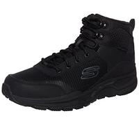 Skechers Men's Escape Plan 2.0 Woodrock Winter Boots, Trekking Shoes, Black Leather/Pu/Mesh/Trim, 7.5 UK