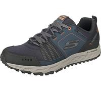 Skechers Men's Escape Plan Trainers, Blue (Navy/Orange), 8.5 UK 42.5 EU