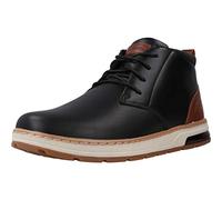 Skechers Men's Evenston Renli Sneaker,Black Leather,8 UK