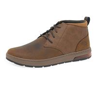 Skechers Men's Evenston Renli Sneaker,Dark Brown Leather,9 UK