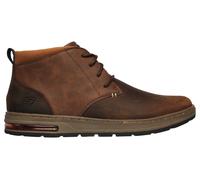 Skechers Men's Evenston Sneaker in Brown, Size 11 | Leather/Synthetic/Textile