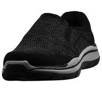 Skechers Men's Expected 2.0-Arago Slip On Canvas Loafer, Black, 10 Medium US