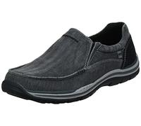 Skechers Men's Expected-Avillo Moccasin, Black, 10.5 UK X-Wide