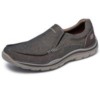 Skechers Men's Expected-Avillo Moccasin, Dark Brown, 8 UK