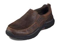 Skechers Men's Expended - Seveno Moccasins, Brown Dark Brown Leather Cdb, 7 UK
