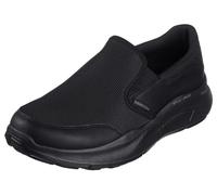 Skechers Men's Expended-Sevenoleather Leather Slip on Moccasin, Blk Blk Persist, 9.5 X-Wide