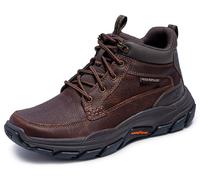 Skechers Men's Extra Wide Fit RESPECTED Boswell Ankle Boot, Brown, 12 UK