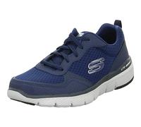 Skechers Men's Flex Advantage 3.0 Trainers, Blue Navy Leather Mesh Trim Nvy, 11 UK