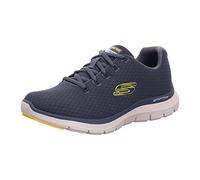 Skechers Men's Flex Advantage 4.0 Sneaker, Charcoal Textile Trim, 7 UK
