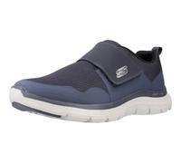 Skechers Men's Flex Advantage 4.0 Upshift Sneaker, Dark Navy Mesh/Synthetic/Leather/Trim, 11 UK