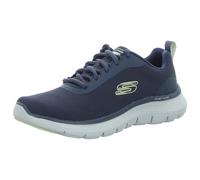 Skechers Men's Flex Advantage 5.0 Concourse, Navy Mesh/Duraleather/Orange Trim, 13 UK