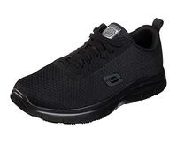 Skechers Men's Sneaker Flex Advantage Bendon SR - Black Mesh, Water Stain Repellent - UK 8