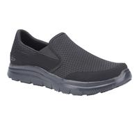 Skechers Men's Work Shoe Flex Advantage McAllen SR Slip-On Black Size 10