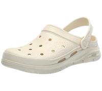 Skechers Men's Foamies Arch Fit-Valiant Clog, Cream White, 10 UK
