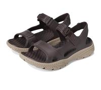 Skechers Men's Foamies Creston Ultra Quarter Strap Fisherman Sandal, Chocolate, 12