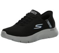 Skechers Men's Free Slip-ins Go Walk Flex-Hands Up Sneaker, Black Grey, 8.5 UK