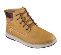 Skechers Mens Garlan Deno Waterproof Trainers - Wheat/Natural - UK 11
