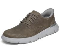 Skechers Men's Slip-ins: Garza - Duran Sneaker in Dark Taupe, Size 9 | Leather/Synthetic