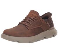 Skechers Men's Garza-Gervin Slip-in Moccasin, Brown, 14 UK Wide