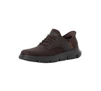 Slip-ins Garza Leather Trainers Chocolate 11 UK
