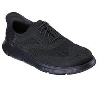 Skechers Men's Garza Palma Sneaker, Black Knit, 13 UK