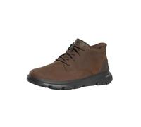 Skechers Men's Arch Fit Garza Ridley Ankle Boot, Cocoa Leather/Synthetic, 9.5 UK