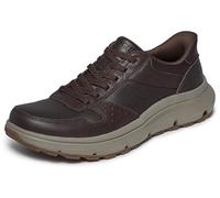 Skechers Men's Garza Ultra Tyrell Trainer, Brown, 7 UK | Casual, Slip-ins, Relaxed Fit, Air-Cooled Memory Foam, Memory Arch, Genuine Leather
