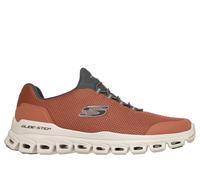 Skechers Men's Glide-Step - Noltek Sneaker in Orange/Charcoal, Size 10 | Textile/Synthetic, Vegan, Machine Washable