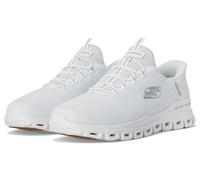 Skechers Mens Glide-Step Noxus Cushioned Stretch Trainers - White - UK7.5